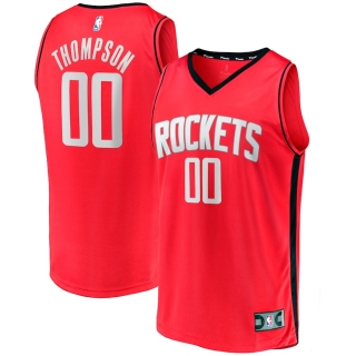 Men's Houston Rockets Amen Thompson Fanatics Branded Red 2023 NBA Draft First Round Pick Fast Break Replica Jersey - Icon Edition