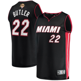 Men's Miami Heat Jimmy Butler Fanatics Branded Black 2023 NBA Finals Fast Break Player Jersey - Icon Edition