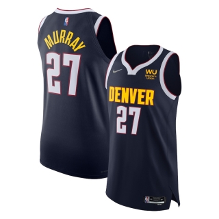 Men's Denver Nuggets Jamal Murray Nike Navy 2021-22 Diamond Authentic Jersey - Icon Edition