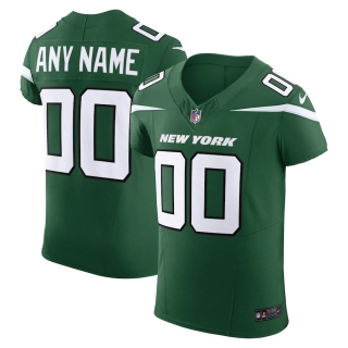 Men's New York Jets Nike Gotham Green Vapor FUSE Elite Custom Jersey