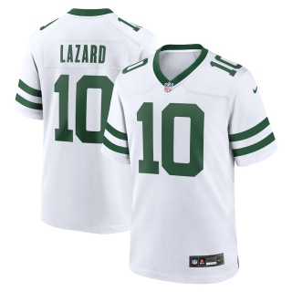 Men's New York Jets Allen Lazard Nike White Legacy Player Game Jersey