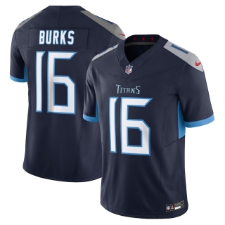 Men's Tennessee Titans Treylon Burks Nike Navy Vapor FUSE Limited Jersey