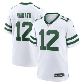 Men's New York Jets Joe Namath Nike White Legacy Retired Player Game Jersey