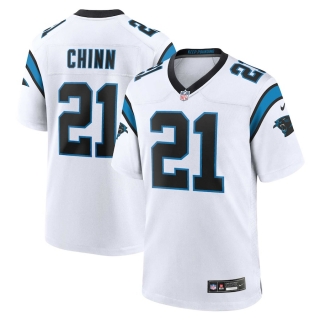 Men's Carolina Panthers Jeremy Chinn Nike White Game Jersey