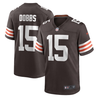 Men's Cleveland Browns Joshua Dobbs Nike Brown Game Player Jersey