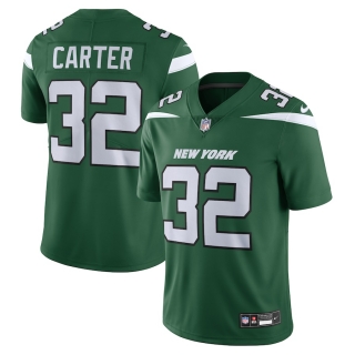 Men's New York Jets Michael Carter Nike Green Vapor FUSE Limited Jersey