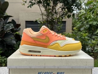 Authentic Nike Air Max 1 Puerto Rico “Orange Frost” Women Shoes