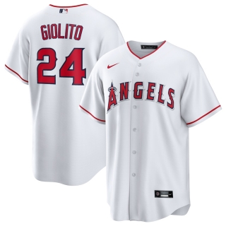 Men's Los Angeles Angels Lucas Giolito Nike White Home Replica Player Jersey