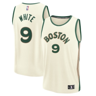 Unisex Boston Celtics Derrick White Fanatics Branded White 2023-24 Fast Break Jersey - City Edition
