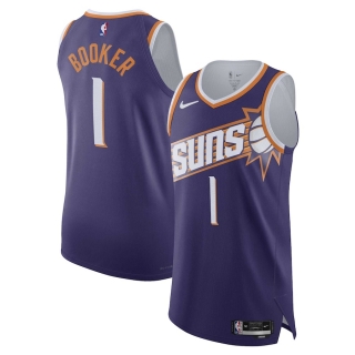 Men's Phoenix Suns Devin Booker Nike Purple Authentic Jersey - Association Edition