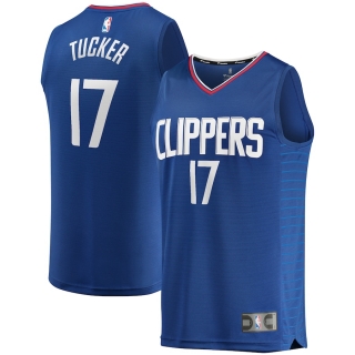 Men's LA Clippers PJ Tucker Fanatics Branded Royal Fast Break Player Jersey - Icon Edition