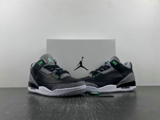 Perfect Air Jordan 3 “Green Glow” Men's Shoes 317