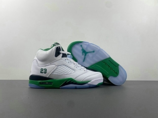 Perfect Air Jordan 5 “Lucky Green” Men's Shoes