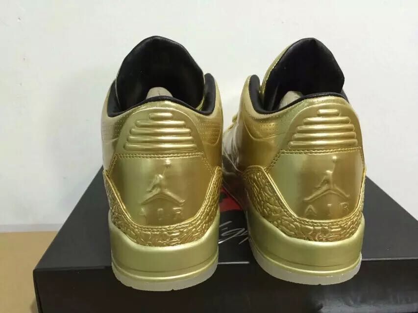 Authentic Air Jordan 3 Gold - SirSneaker.cn