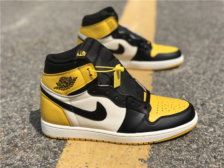 Authentic Air Jordan 1 âYellow Toeâ - SirSneaker.cn