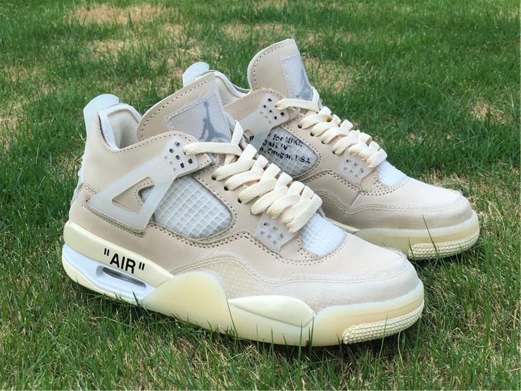 women's air jordan 4 x off white