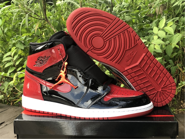 Authentic Air Jordan 1 High OG âBred Patentâ GS - SirSneaker.cn
